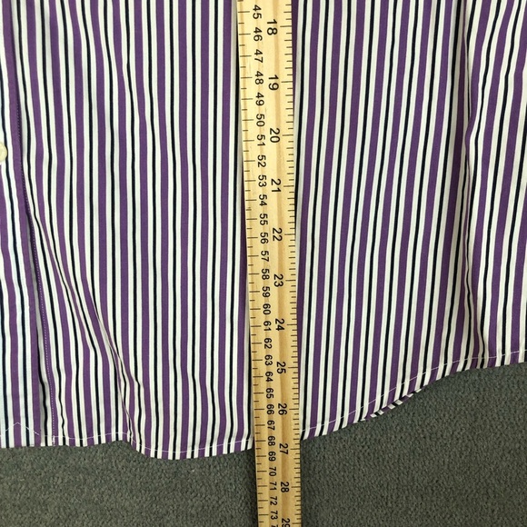 Lauren Ralph Lauren Button Up Cotton long sleeve classic shirt size XL - Picture 8 of 8